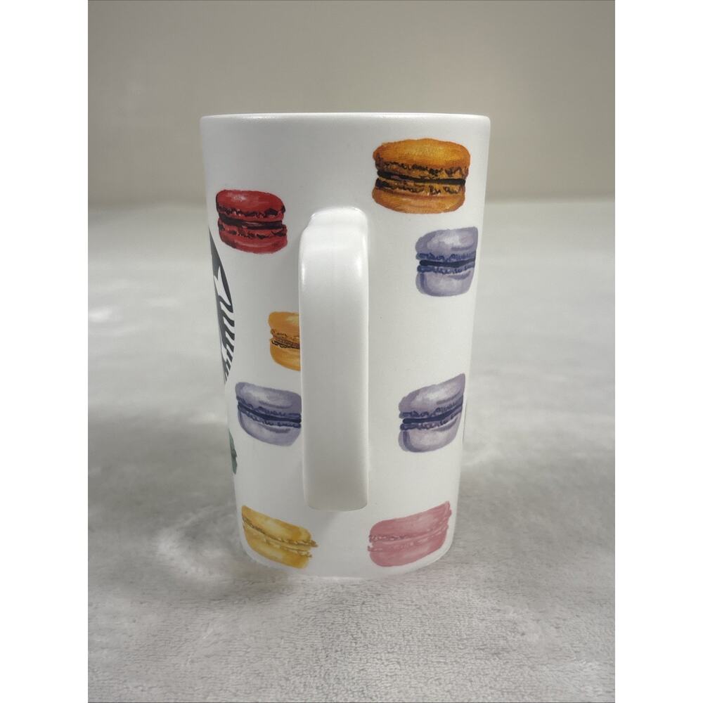 Vintage Starbucks 2016 French Macaroon Ceramic Mug 16oz. Benefits Charity - Picture 5 of 13